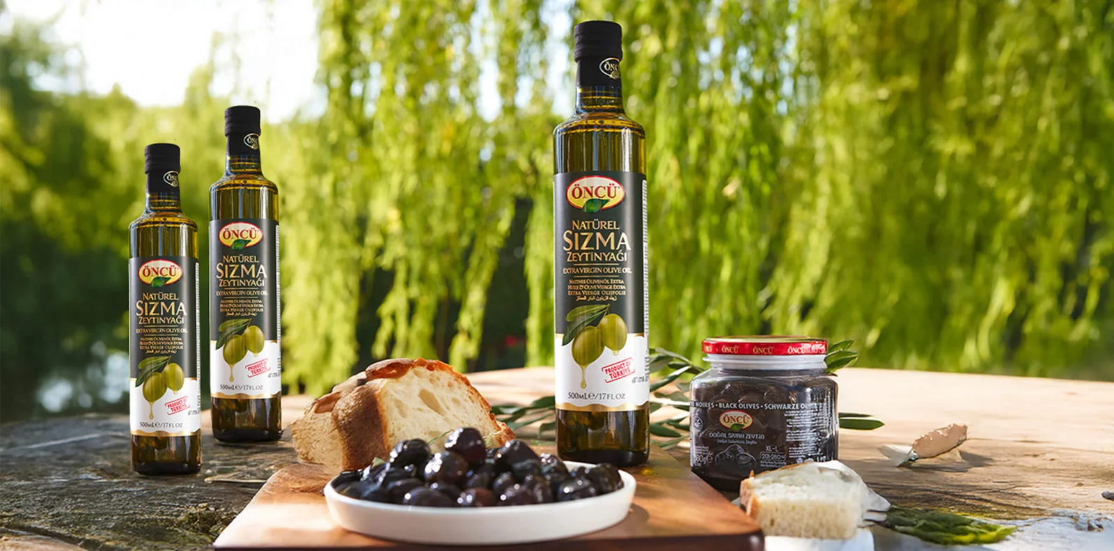Öncü — Natürel sızma zeytinyağı ve doğal salamura zeytin